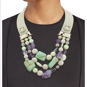 🔮NWT Alexis Bittar Multi-stone Tiered Necklace